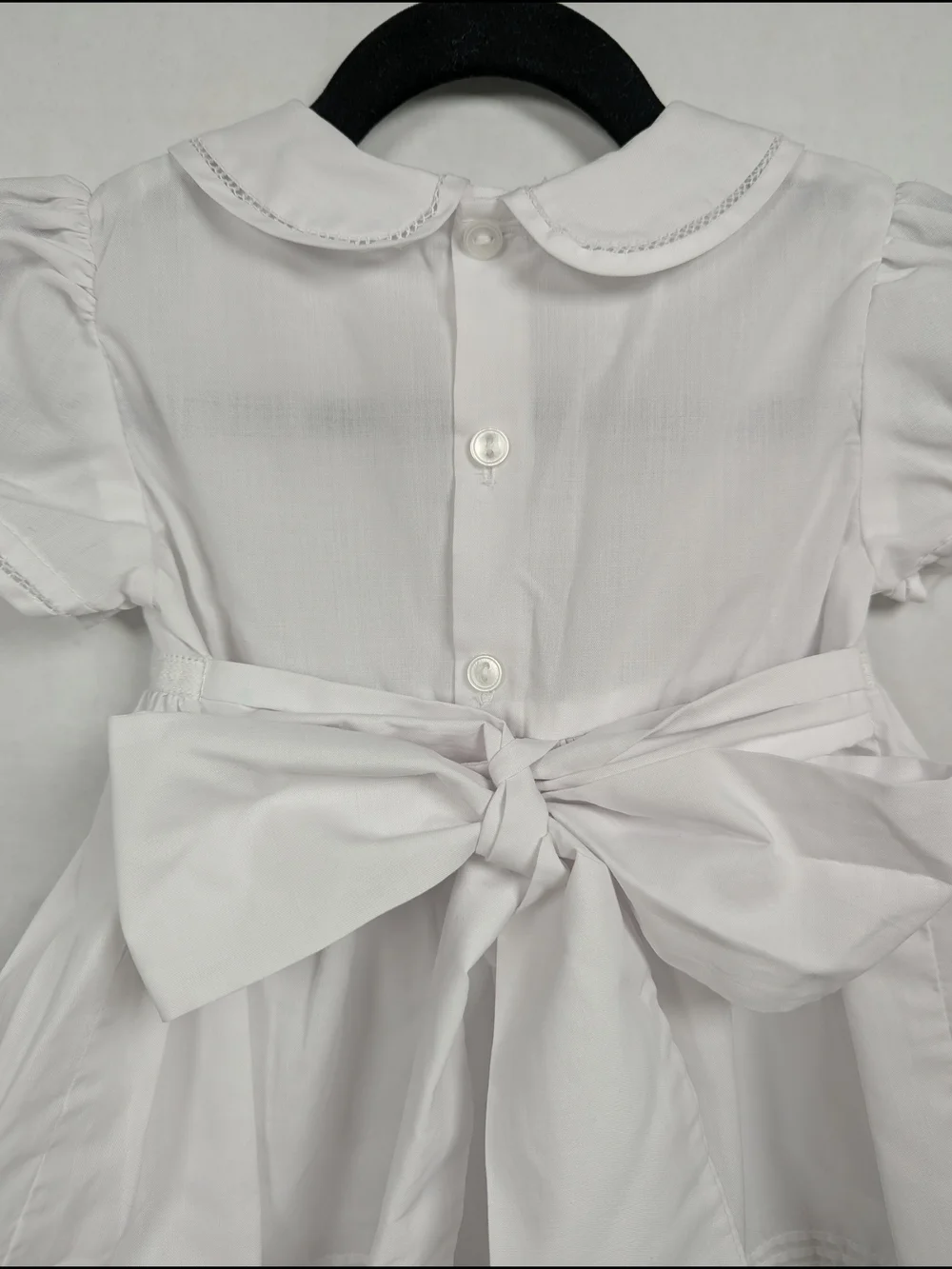Feltman Brothers White Flower Girl Dress Christening Baptism Heirloom 12 Months